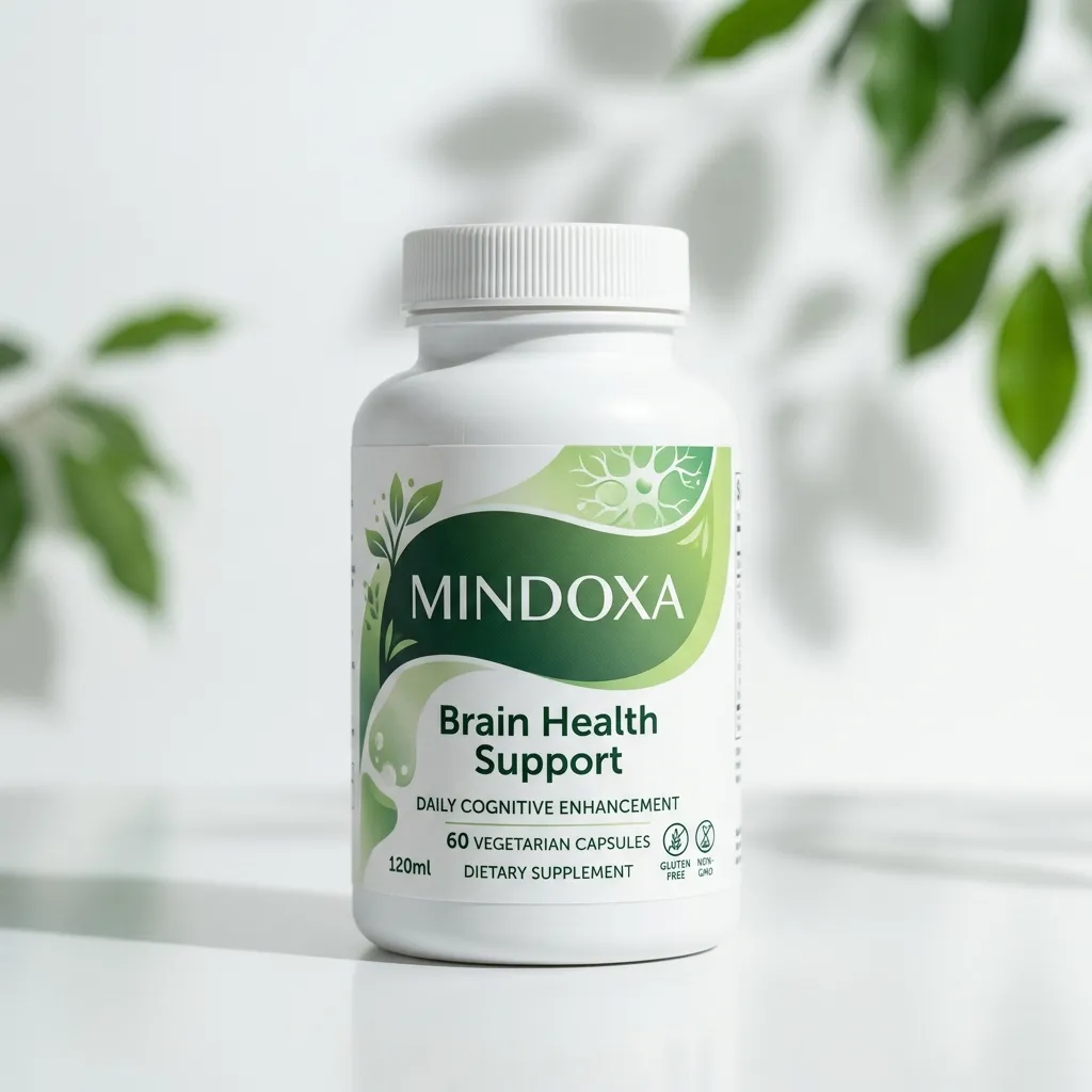 Mindoxa Brain Health Support Supplement Bottle