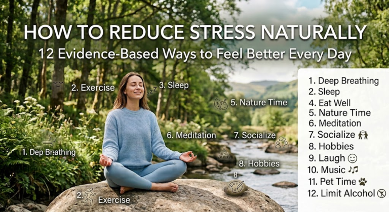 How to Reduce Stress Naturally: 12 Evidence-Based Ways to Feel Better Every Day
